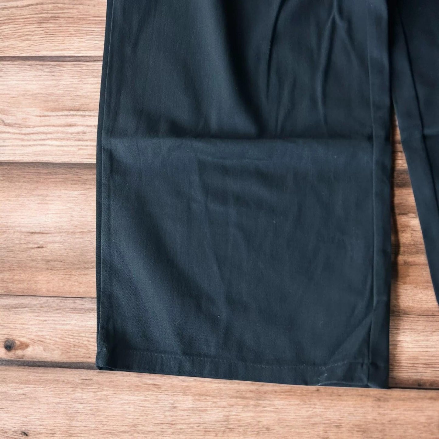 Incredible super baggy wide leg workwear trousers in black.