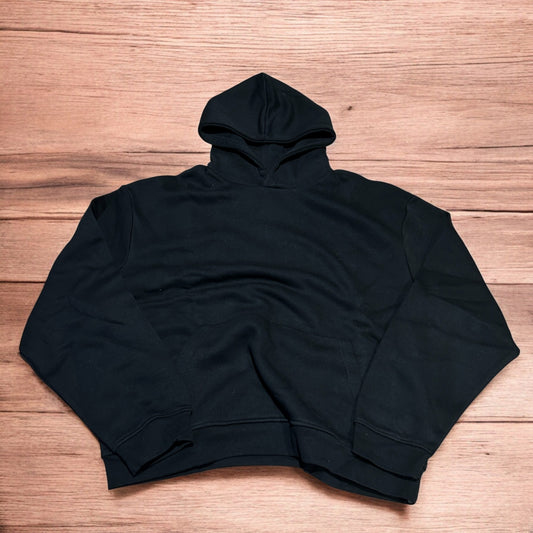 Incredible oversized baggy boxy Korean hoodie jumper in black.