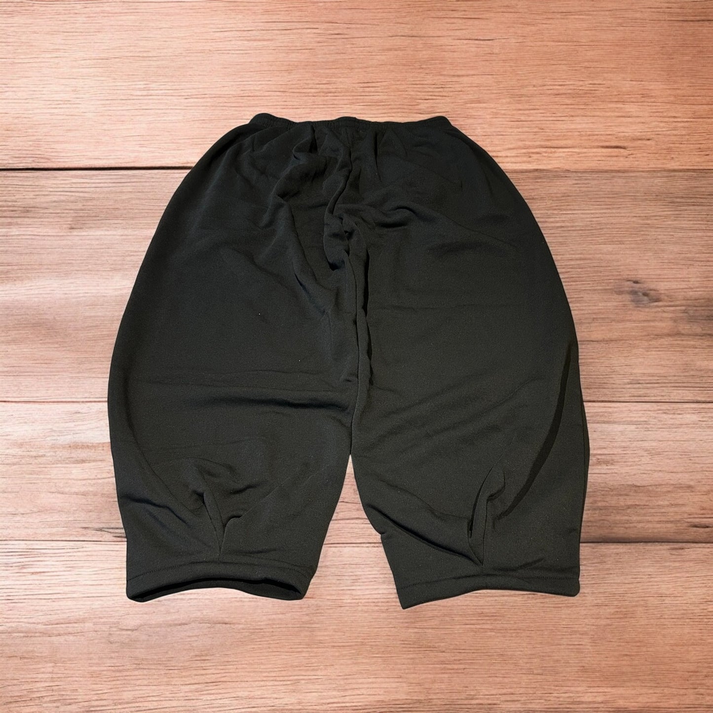Lovely super baggy wide leg Japanese joggers in black.