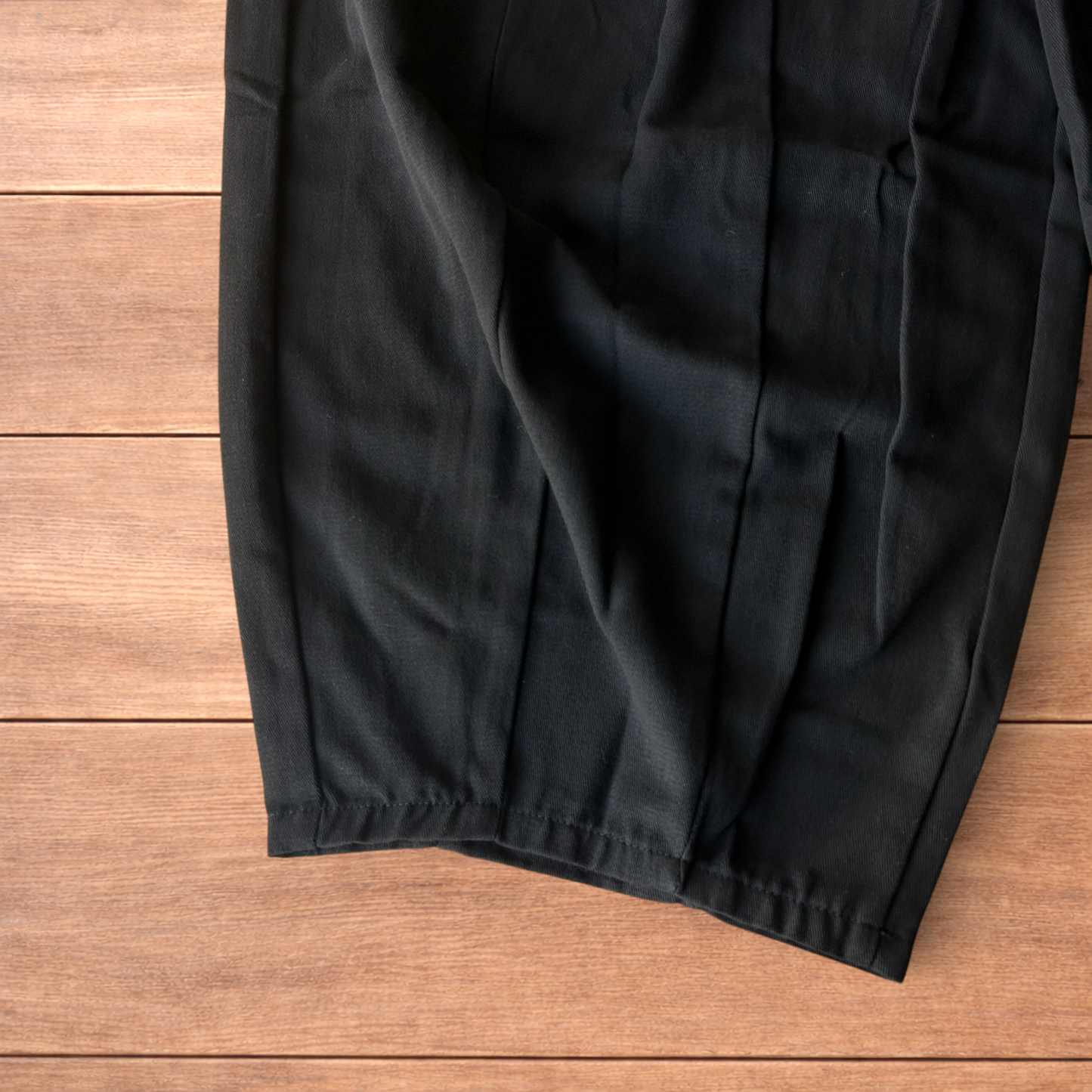 Incredible super baggy wide leg parachute trousers in black.