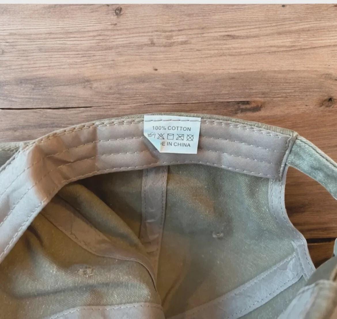 Vintage style Los Pollos Hermanos cap hat in beige/khaki. One size.
