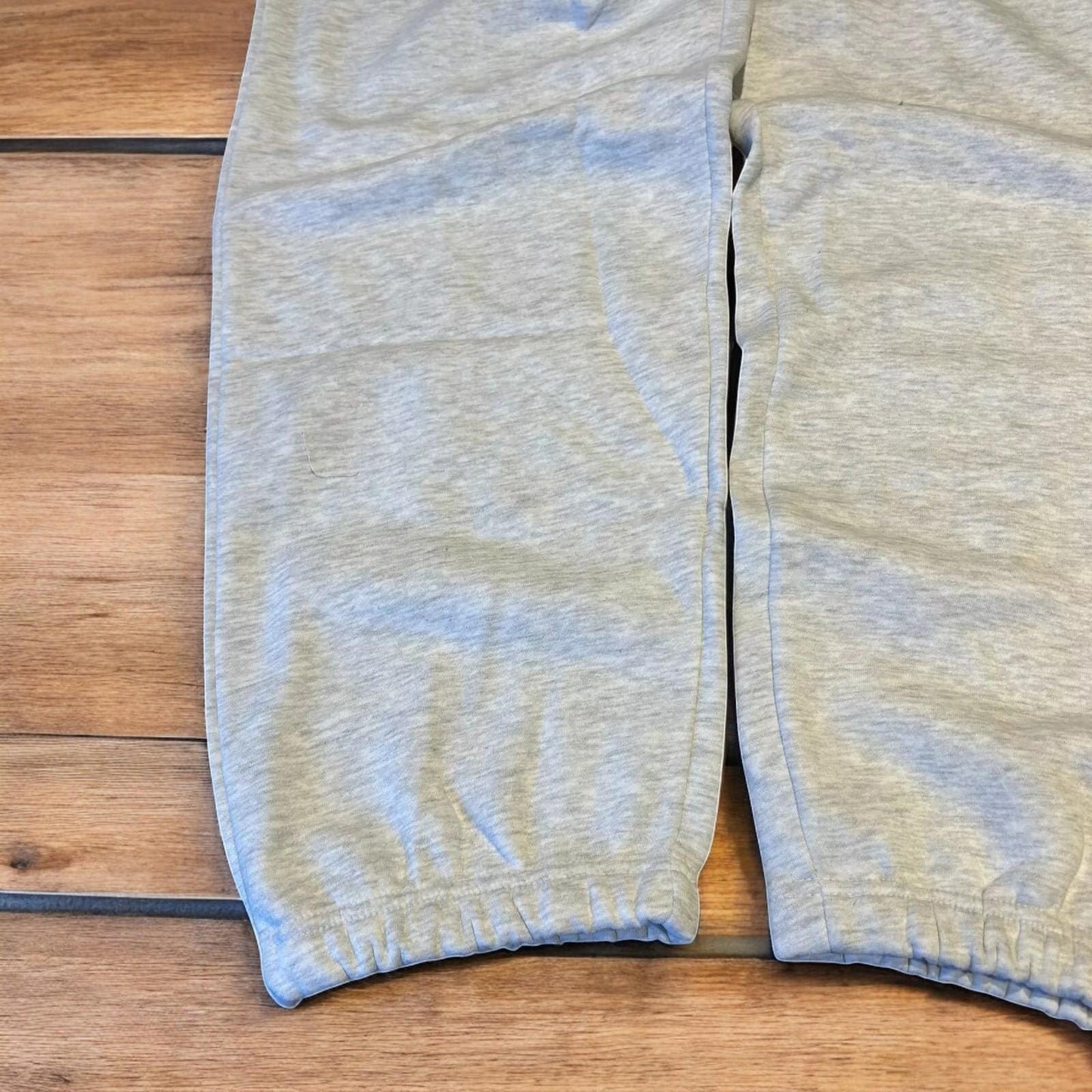 Incredible baggy wide leg Korean joggers in marl grey.