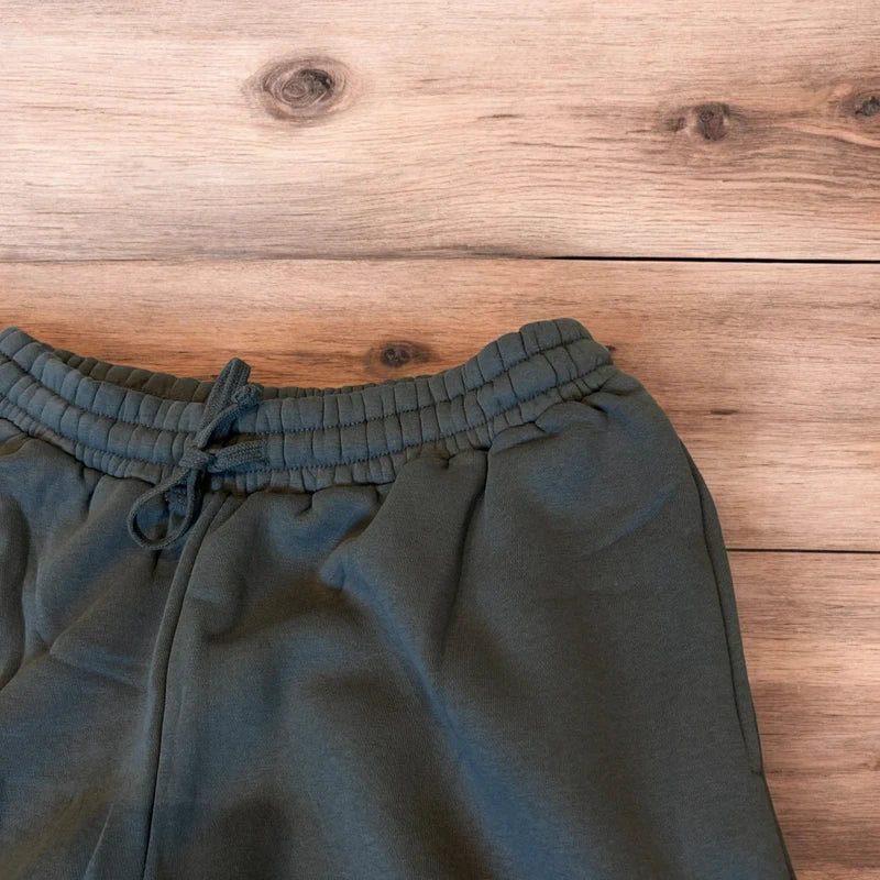 Incredible super baggy wide leg Korean joggers in dark grey.