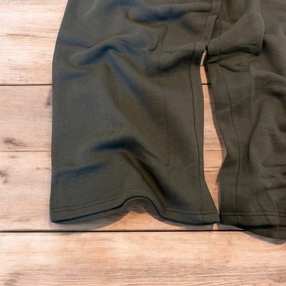 Incredible super baggy wide leg Korean joggers in dark grey.
