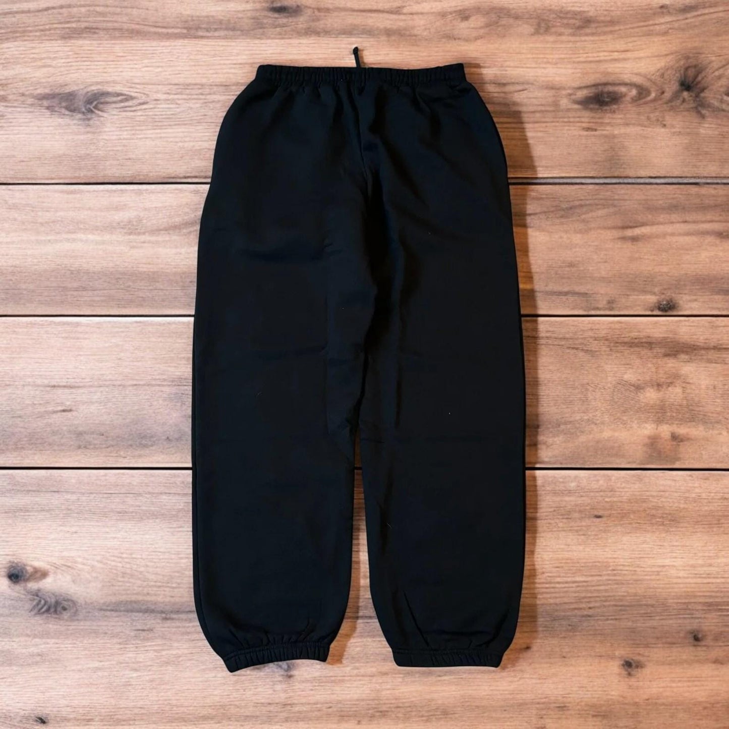 Incredible baggy wide leg Korean joggers in black.