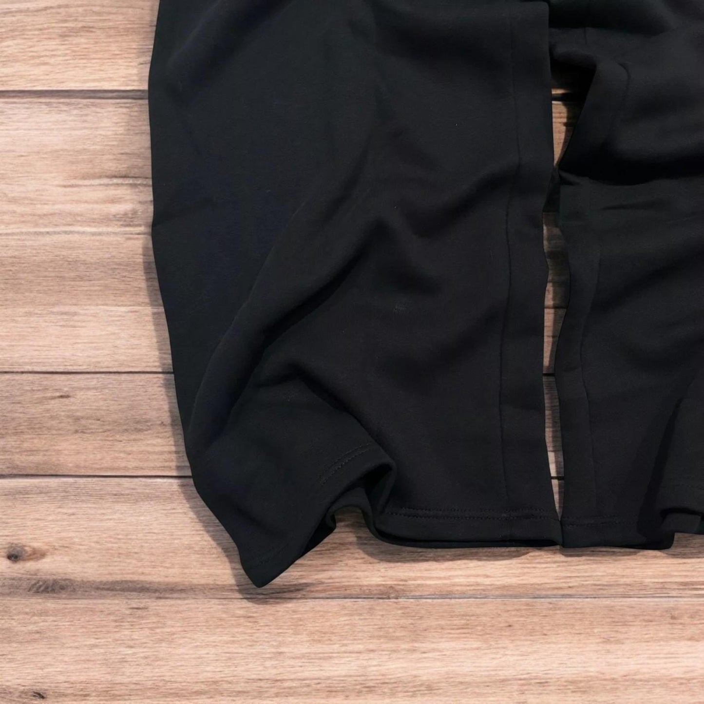 Incredible super baggy wide leg Korean joggers in black.