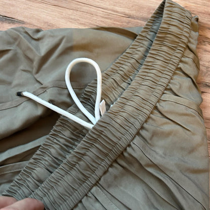 Insane super baggy wide leg skater trousers in khaki.