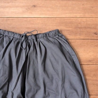 Baggy wide leg flight pants in grey.