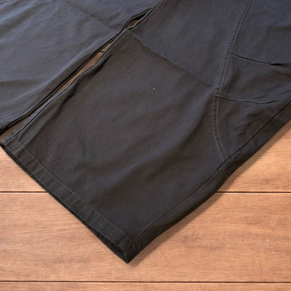 Vintage Military style baggy wide leg cargo trousers in grey.
