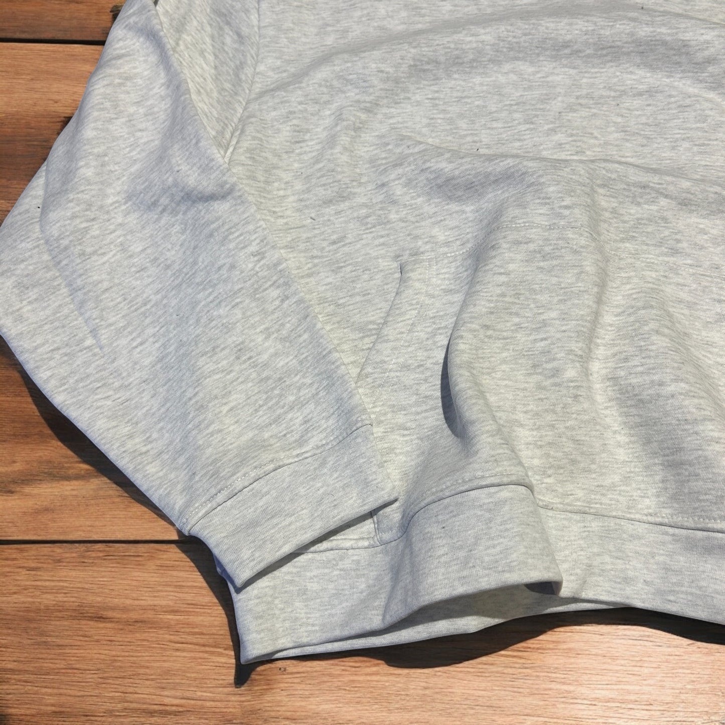 Incredible oversized baggy boxy Korean hoodie jumper in marl grey.