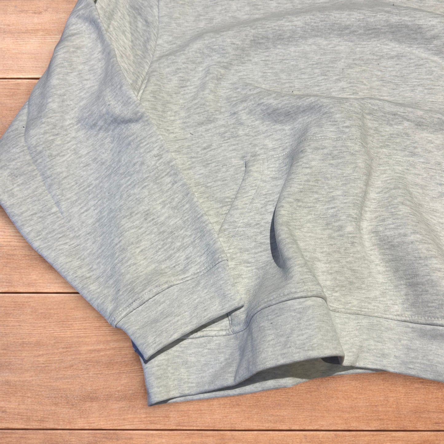 Incredible oversized baggy boxy Korean hoodie jumper in marl grey.