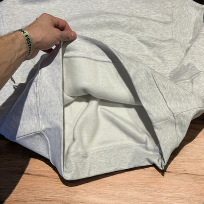 Incredible oversized baggy boxy Korean hoodie jumper in marl grey.
