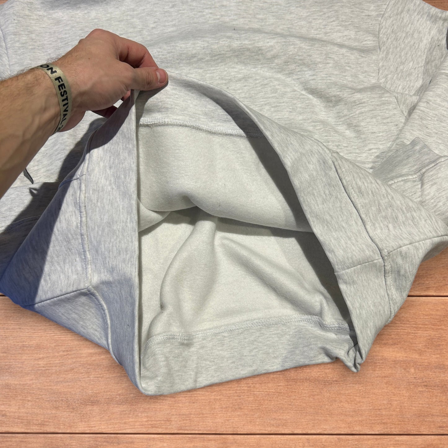 Incredible oversized baggy boxy Korean hoodie jumper in marl grey.