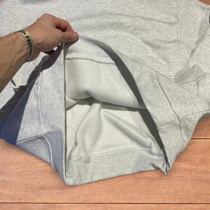 Incredible oversized baggy boxy Korean hoodie jumper in marl grey.