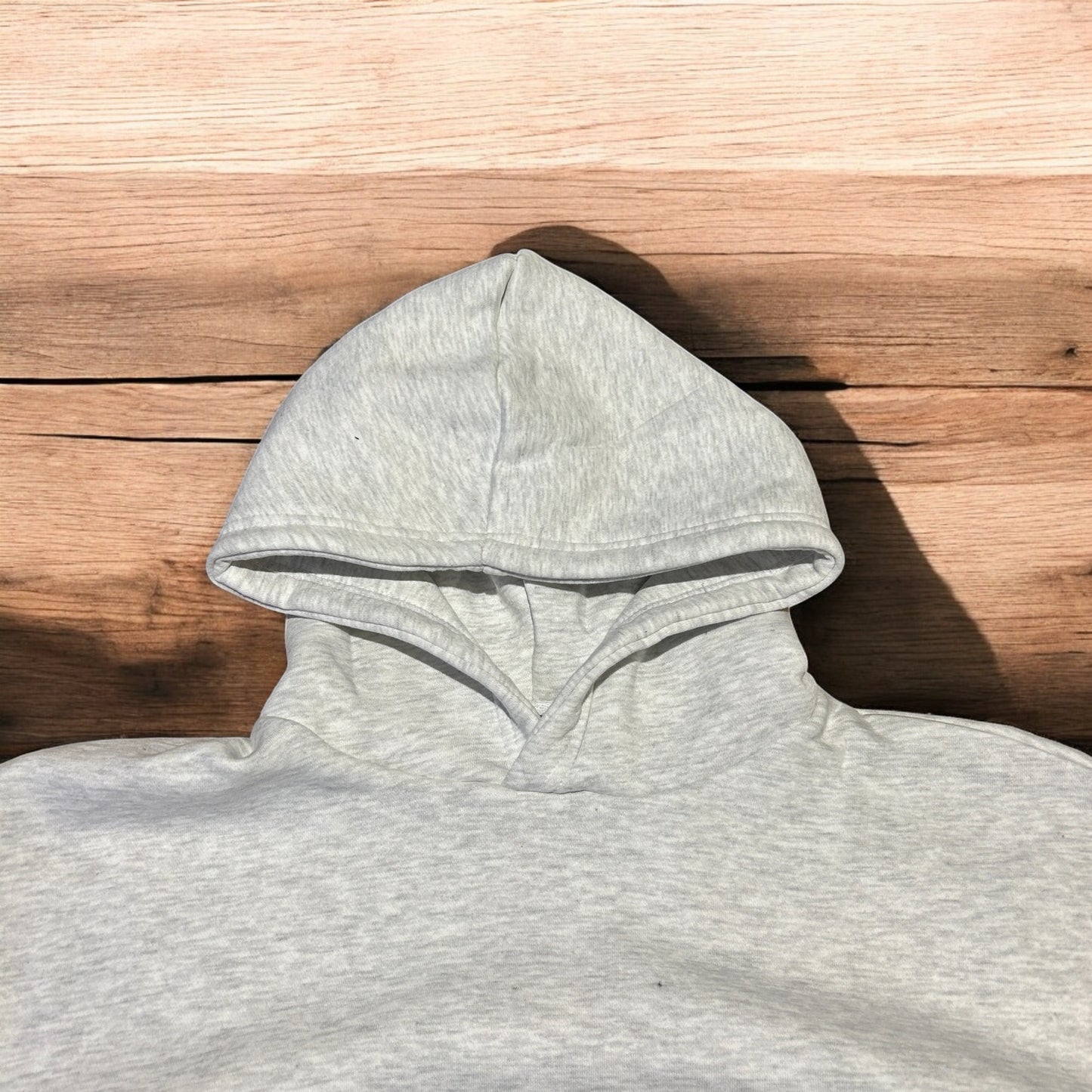 Incredible oversized baggy boxy Korean hoodie jumper in marl grey.