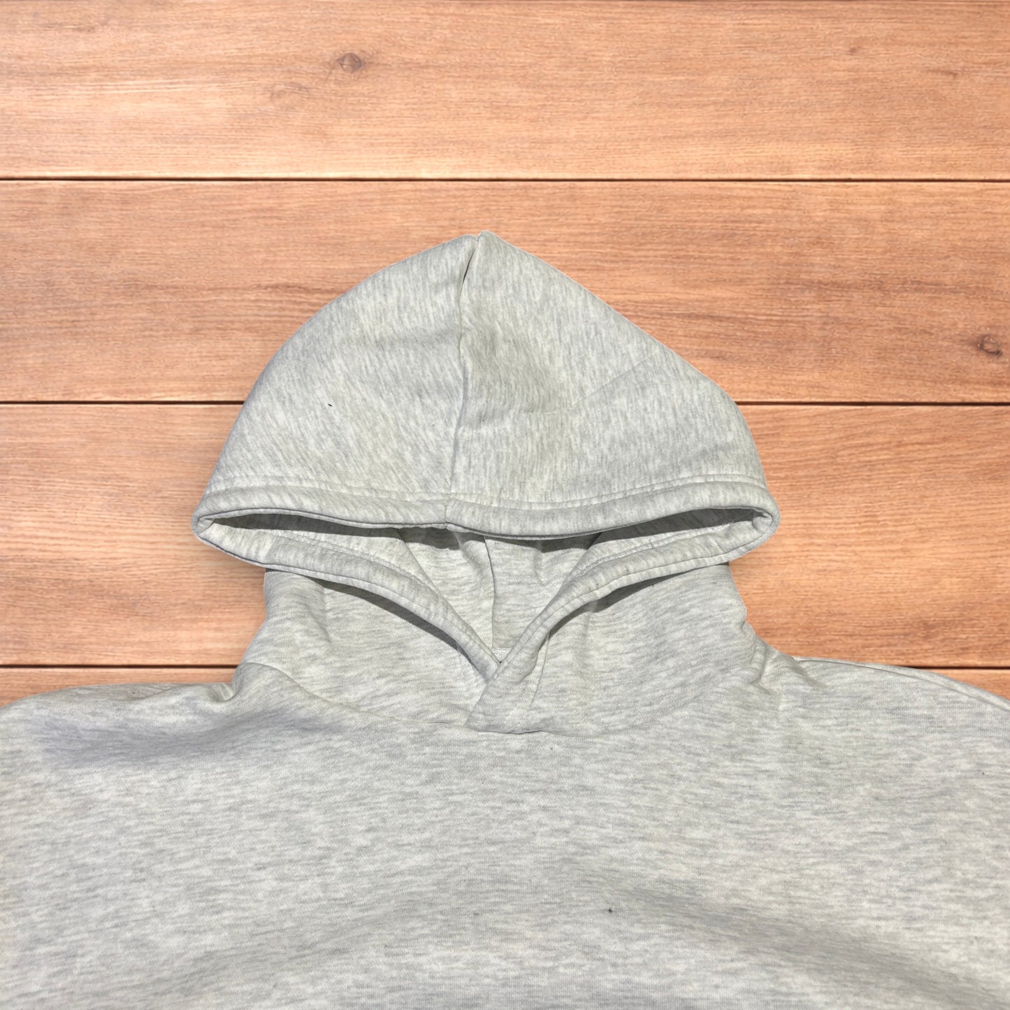 Incredible oversized baggy boxy Korean hoodie jumper in marl grey.