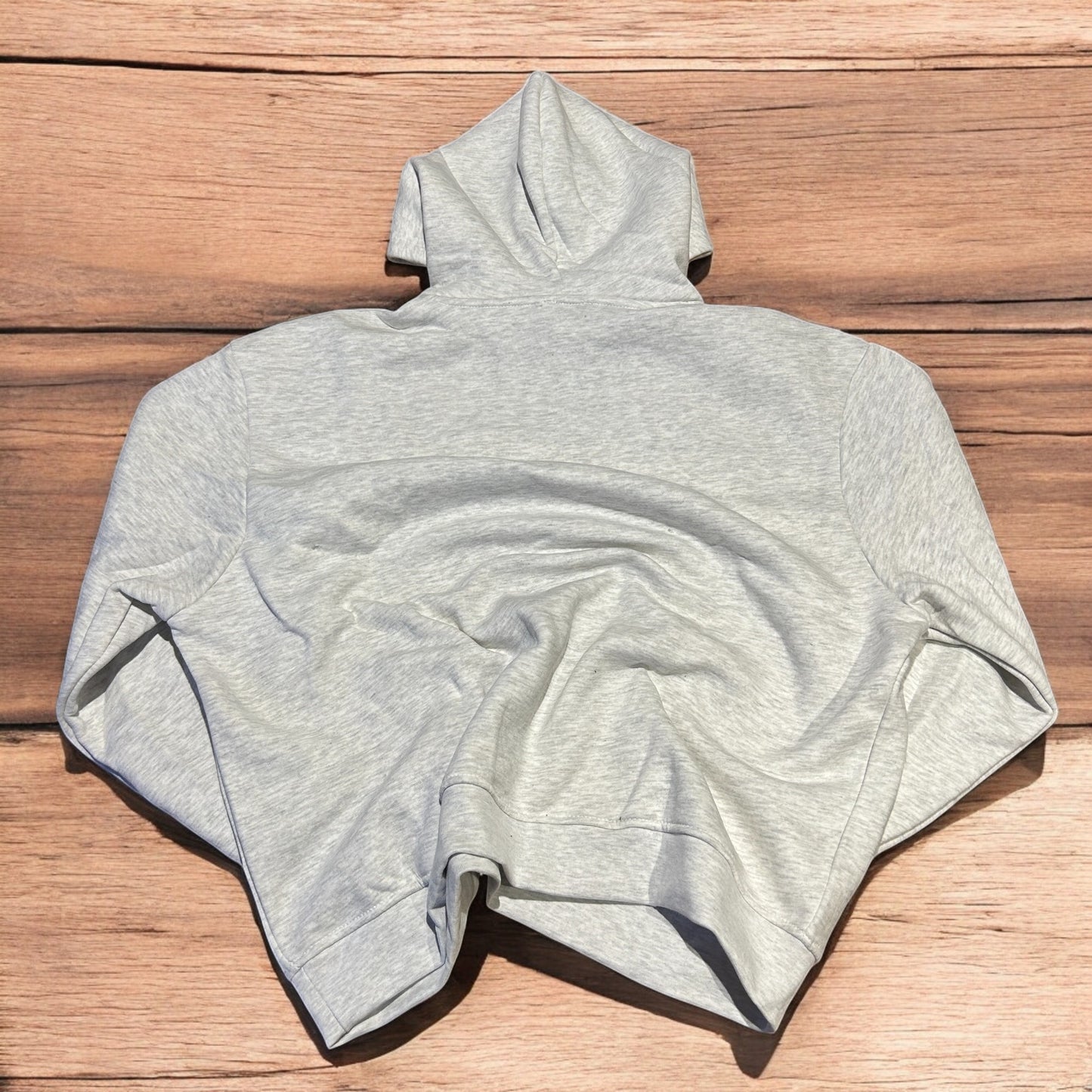 Incredible oversized baggy boxy Korean hoodie jumper in marl grey.