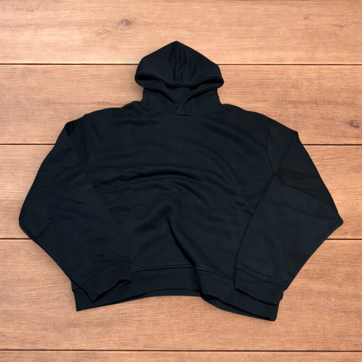 Incredible oversized baggy boxy Korean hoodie jumper in black.