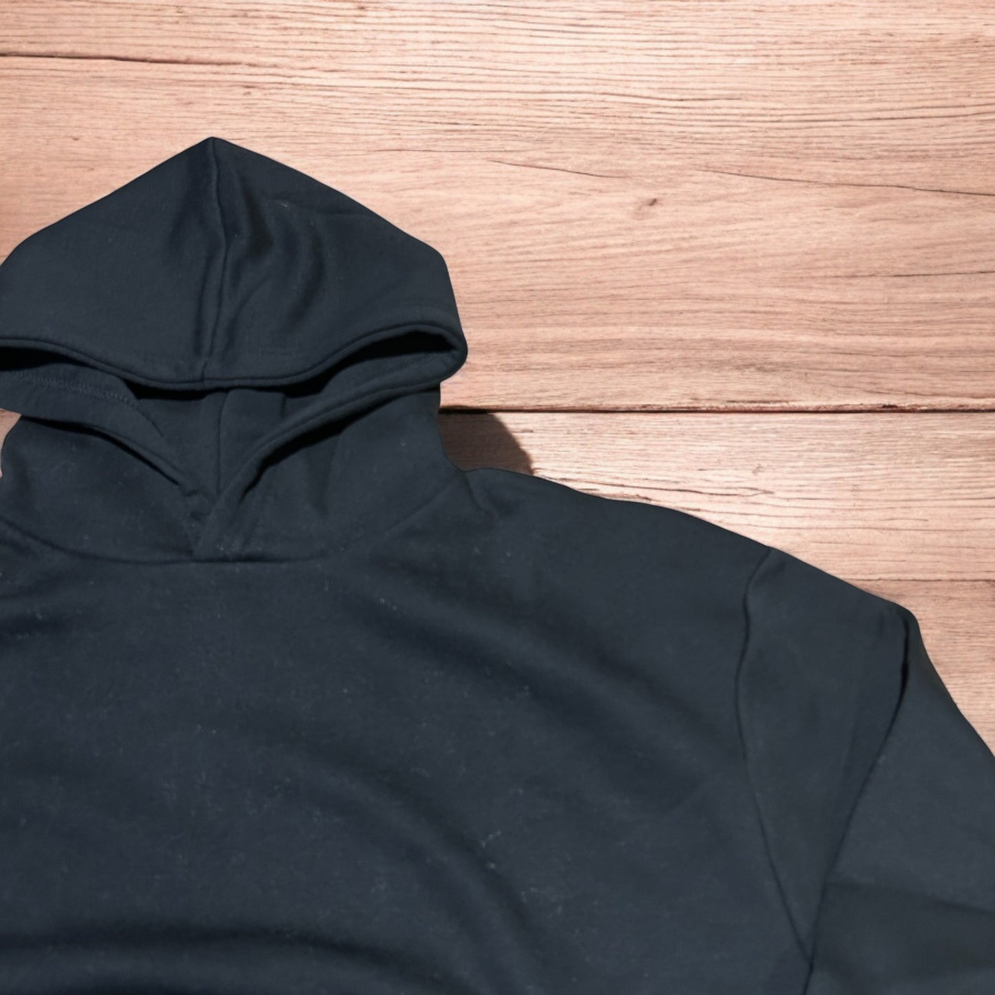 Incredible oversized baggy boxy Korean hoodie jumper in black.