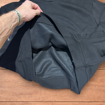 Incredible oversized baggy boxy Korean hoodie jumper in black.