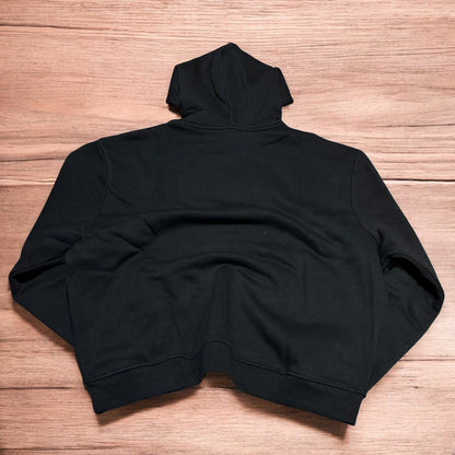 Incredible oversized baggy boxy Korean hoodie jumper in black.