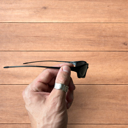 Insane polarised sunglasses in black with black lense.
