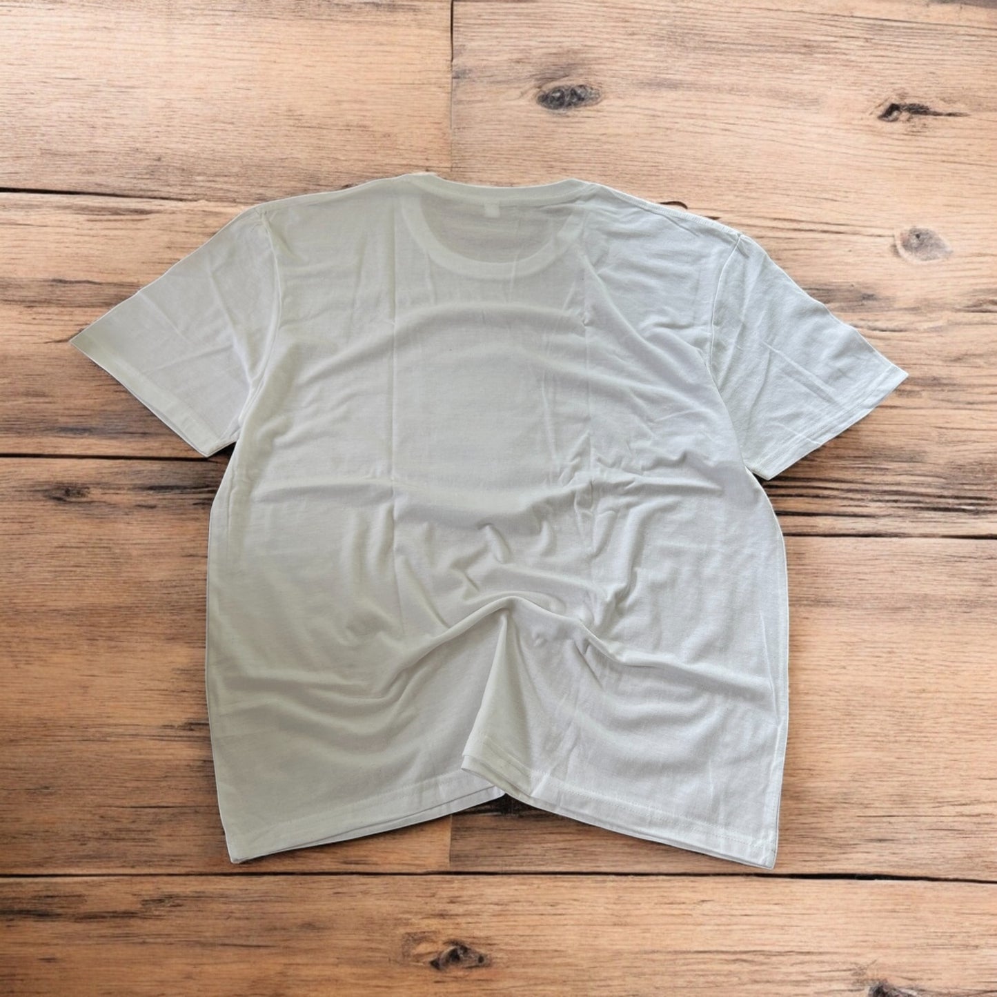 Novelty cigarettes tshirt with front graphic print in white.