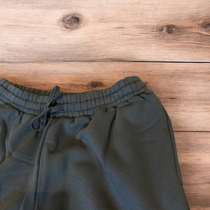 Incredible super baggy wide leg Korean joggers in dark grey.
