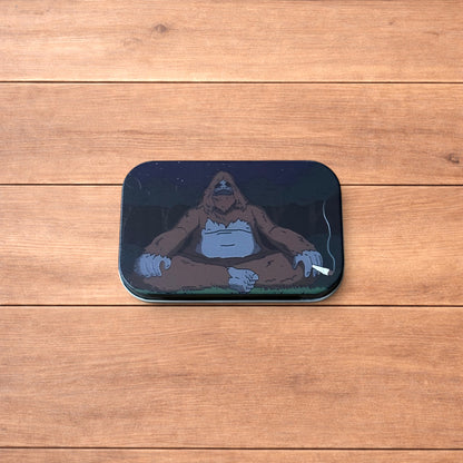 The Big Lez Show Sassy Sasquatch storage tin box.