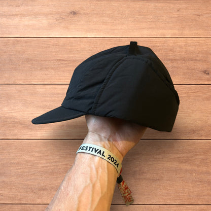 Insane Russian Trapper Korean padded hat cap in black.