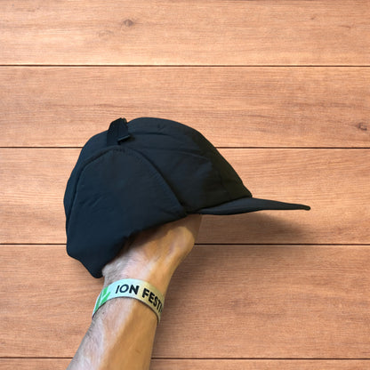 Insane Russian Trapper Korean padded hat cap in black.