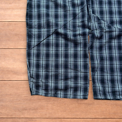 Lovely baggy wide leg checkered lounge pants trousers in black/white.
