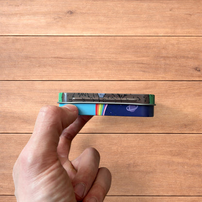 The Big Lez Show Sassy Sasquatch storage tin box.