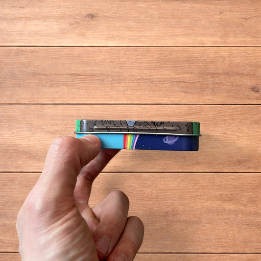 The Big Lez Show Sassy Sasquatch storage tin box.