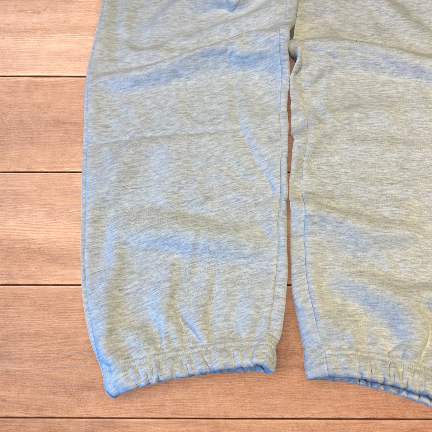 Incredible baggy wide leg Korean joggers in marl grey.
