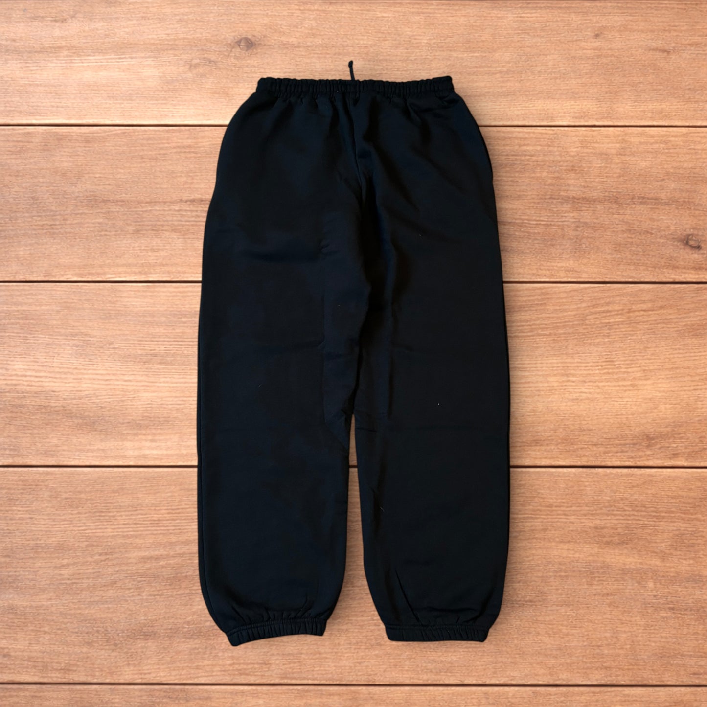 Incredible baggy wide leg Korean joggers in black.