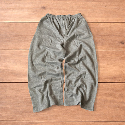 Incredible super baggy wide leg Korean joggers in marl grey.