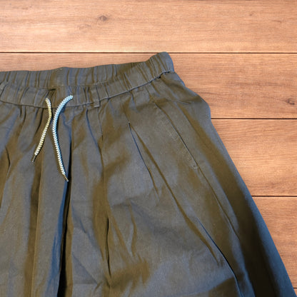 Incredible super baggy wide leg parachute trousers in dark grey wash.