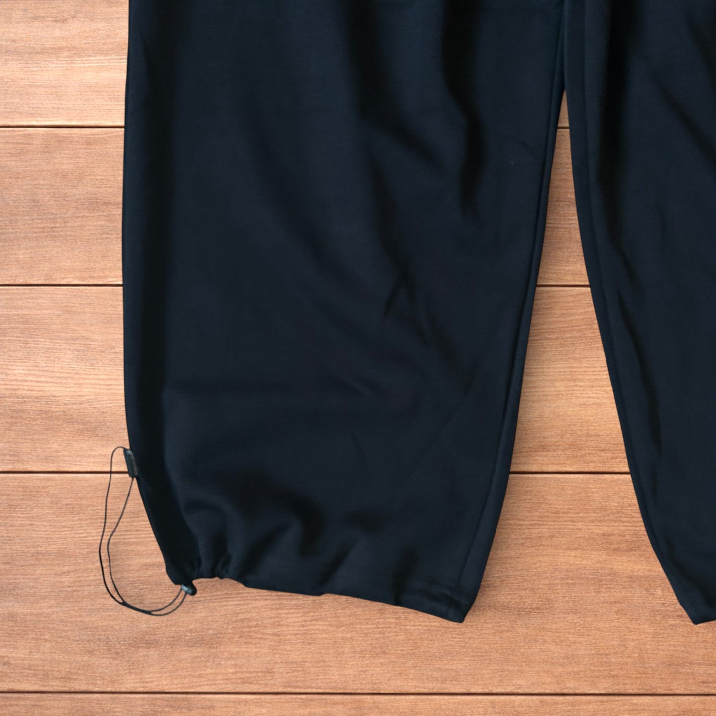 Insane Korean super baggy wide leg joggers in black.