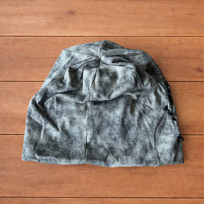 Cool winter camo tundra print beanie hat in khaki/brown.