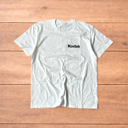 Vintage style Kodak T-shirt with front graphic in white.