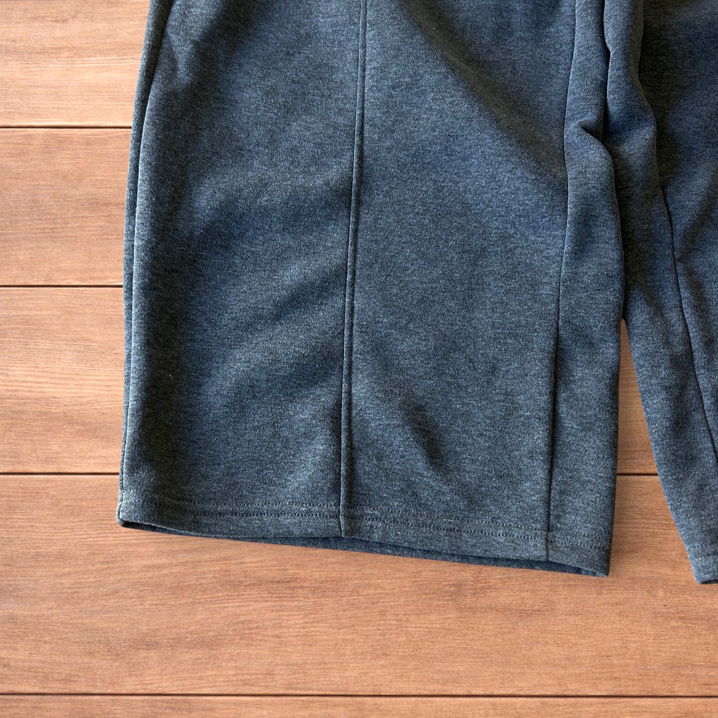 Super baggy wide leg Korean joggers in dark grey.