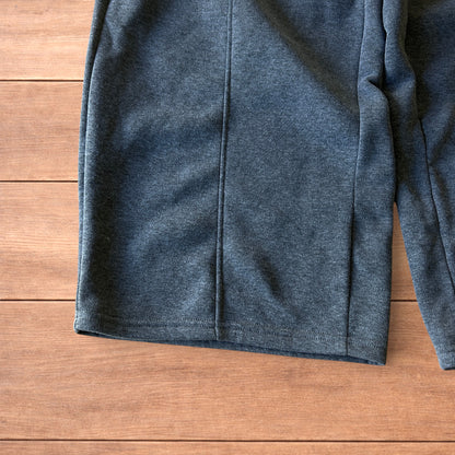 Super baggy wide leg Korean joggers in dark grey.