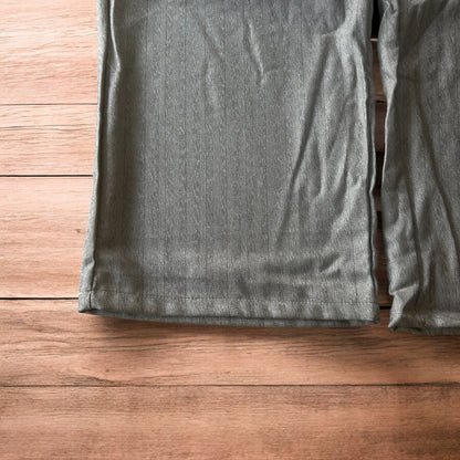 Lovely baggy wide leg pinstripe lounge pants trousers in grey/beige.