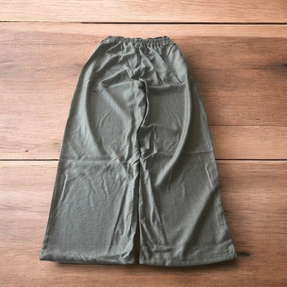 Lovely baggy wide leg pinstripe lounge pants trousers in grey/beige.