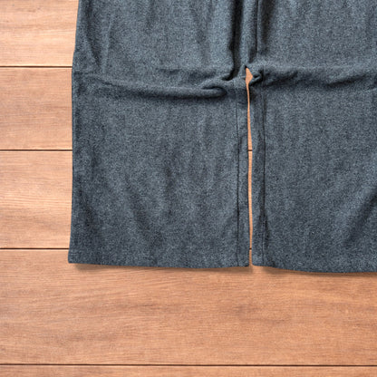 Vintage wool style baggy wide leg tailored trousers in grey.