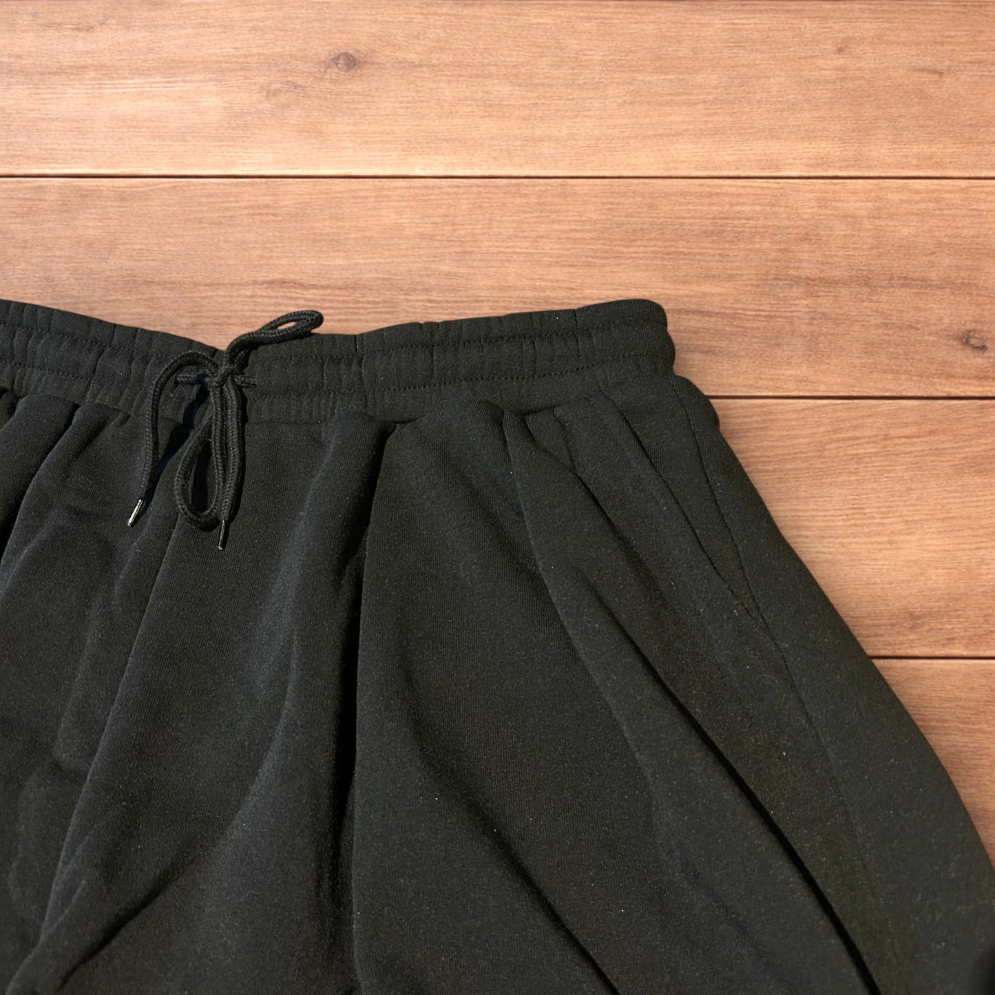 Lovely super baggy wide leg Japanese joggers in black.