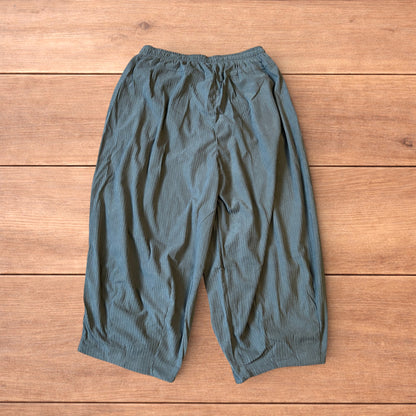 Super baggy wide leg relaxed fit corduroy trousers joggers in grey.