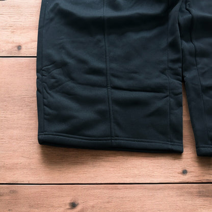 Super baggy wide leg Korean joggers in black.