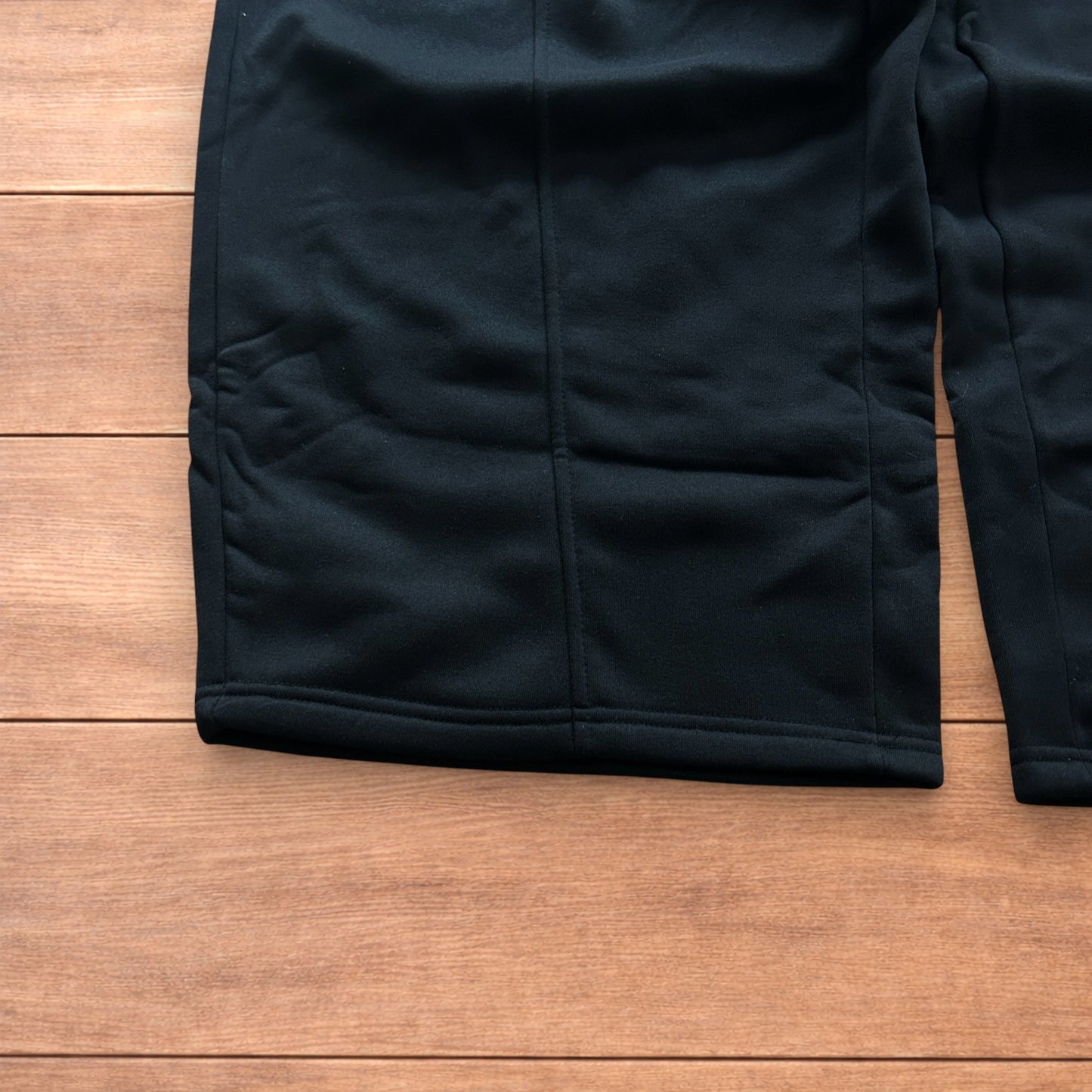 Super baggy wide leg Korean joggers in black.
